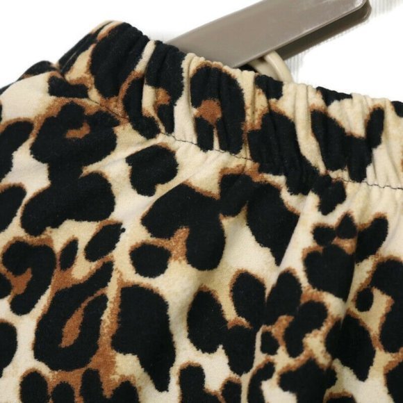 Eye Candy Jumpsuit Jumper Romper Off Shoulder Leopard Animal Print 1X - Picture 8 of 12